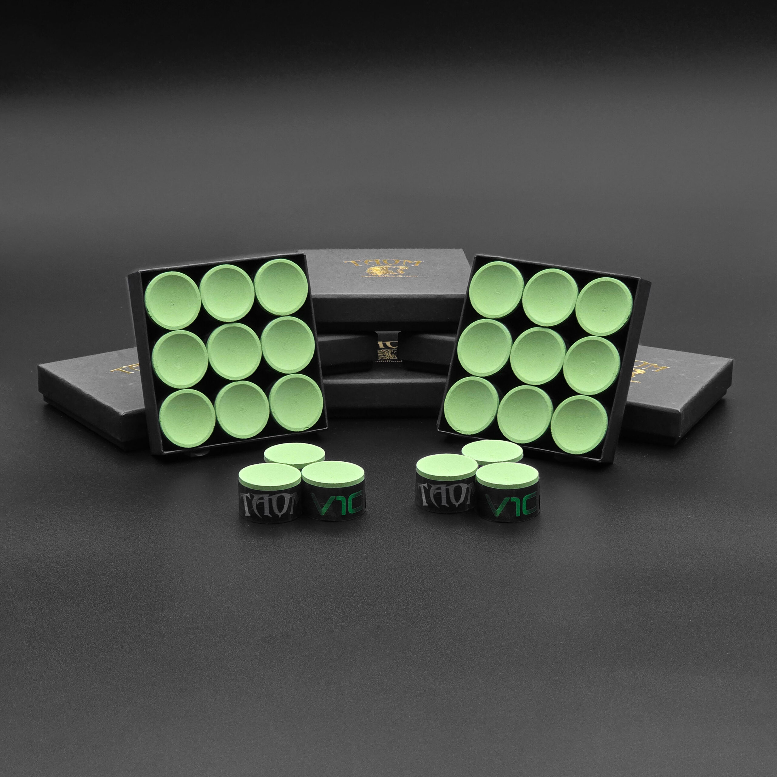 Boxes of TAOM V10 Green Chalk